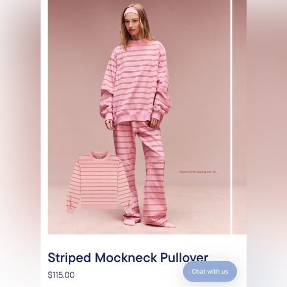 Parke Valentines Stripe Mockneck - Picture 3 of 3